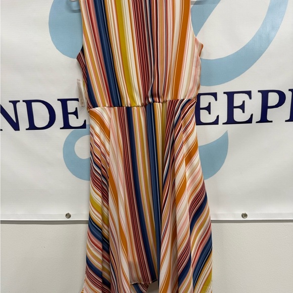Dress Barn woman's multi colored stripped maxi dress, size 6 new with tags. - Picture 6 of 6